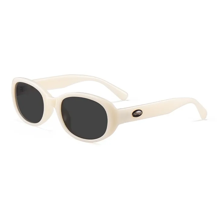 BERTHA TR/Memory Plastic Oval Sunglasses Unisex-5