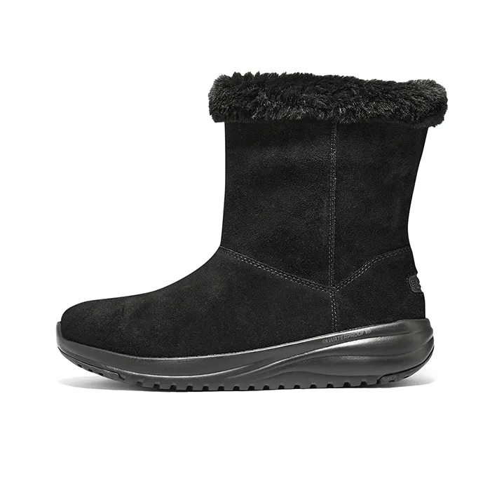 Skechers ON THE GO STELLAR Thermal Abrasion Resistant Slip Resistant Short Snow Boots Women's All Black-0
