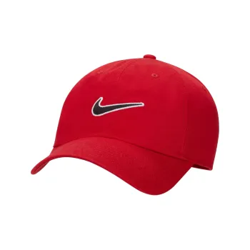 Nike Cotton Baseball Caps Unisex Red