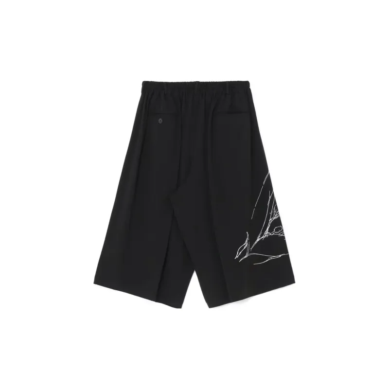 Yohji Yamamoto Casual Pants Unisex Black-1