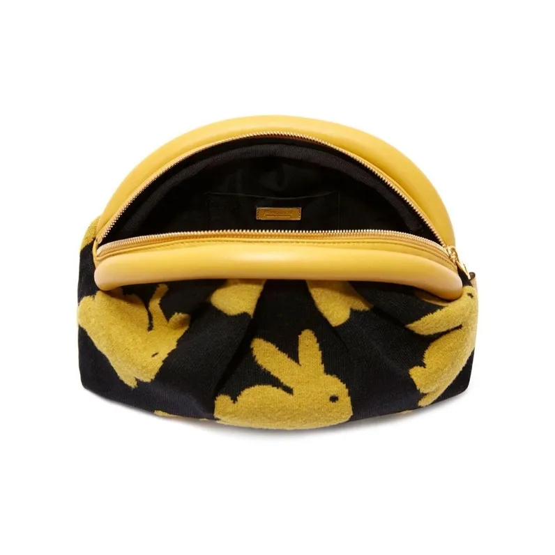 JW Anderson Bumper Patterned-intarsia Knit Clutch Bag-3