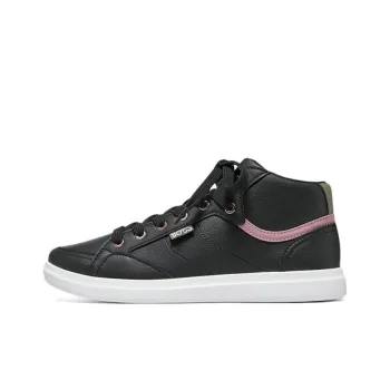 Skechers BOBS D'VINE Non slip Lightweight Mid Top Skateboard Shoes Women's Black