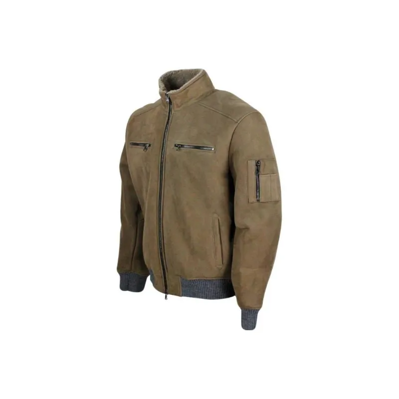 BARBA Long-Sleeved Zipped Jacket-2