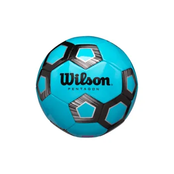 Wilson Size 34 Size 5 Size Soccer TPU Machine Stitched Soccer Ball Unisex Royal Blue Black