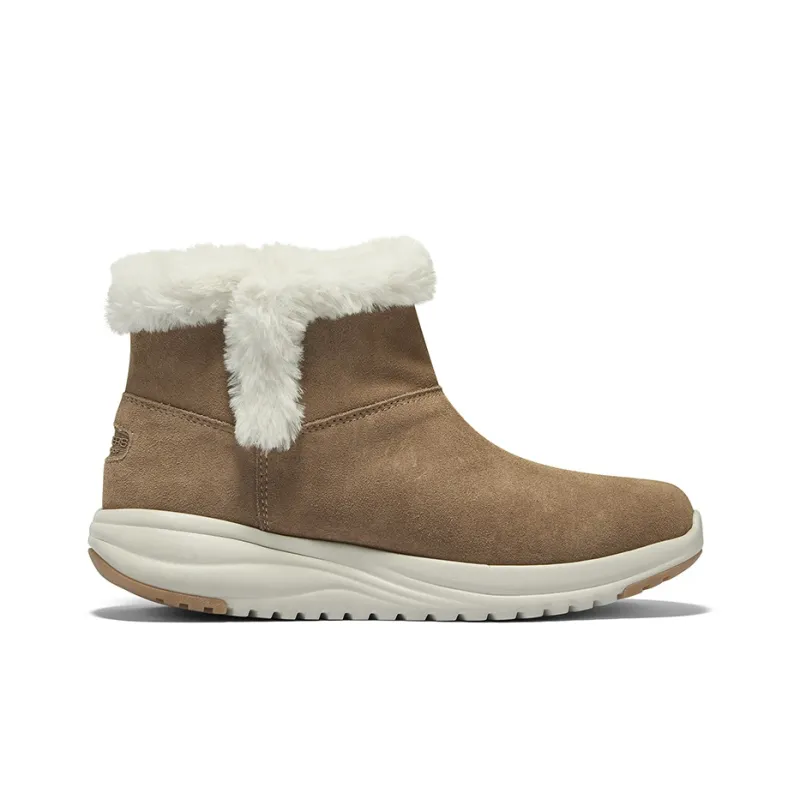 Skechers ON THE GO STELLAR Abrasion Resistant Slip Resistant Short Mid Calf Snow Boots Women's Chestnut-1