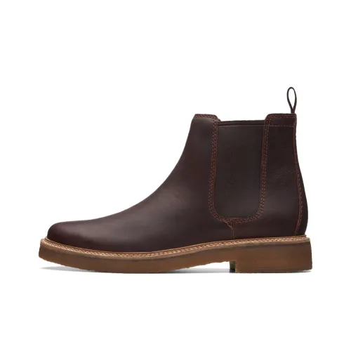 Clarks Artisan Collection Chelsea Boots Men Tan