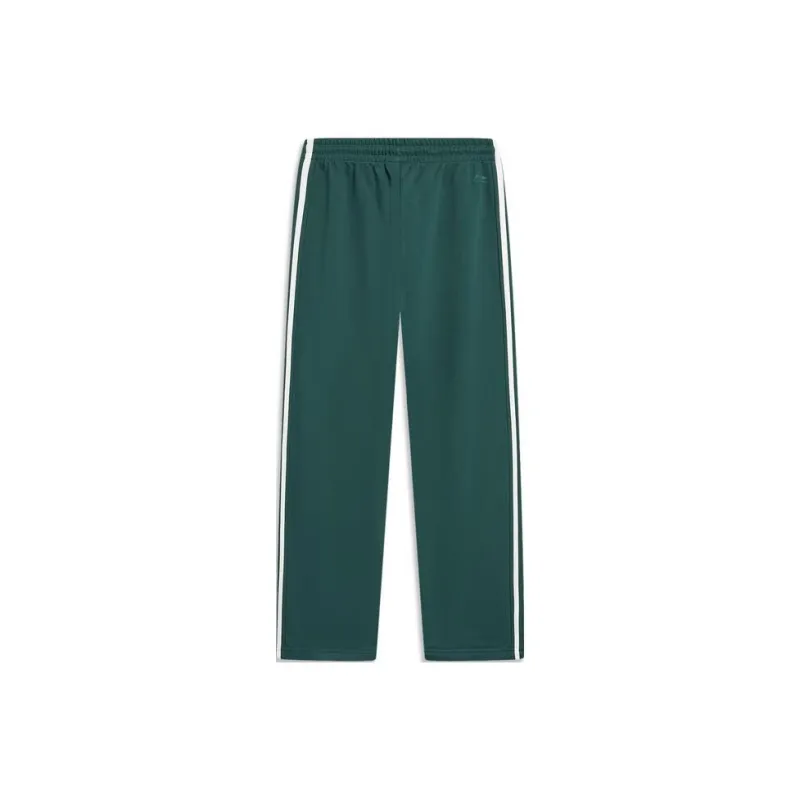 LiNing Sports Life Collection Knitted Sweatpants Unisex Pine Jasper Green-1