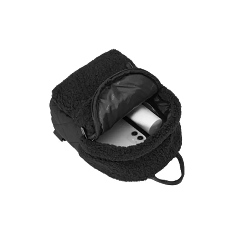 Skechers Fabric Backpack Regular Unisex Black-4