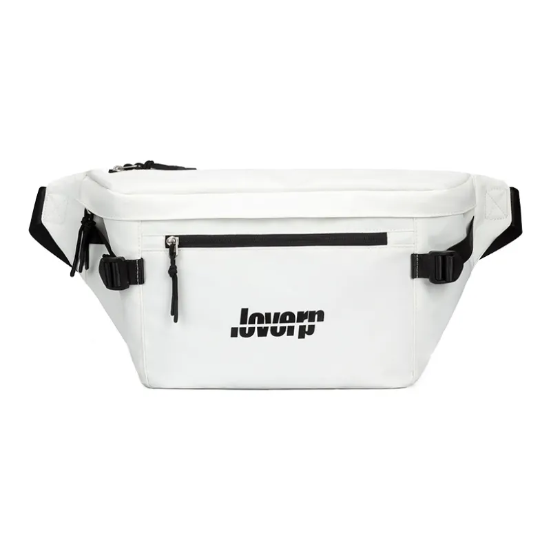LOVERPUSS Polyester Crossbody Bag Sling Bag Fanny Pack Regular Unisex Dazzling Color White-6