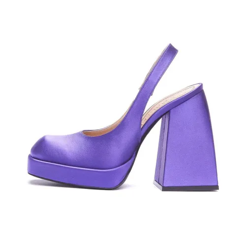 NODALETO Block-heel Slingback Pumps