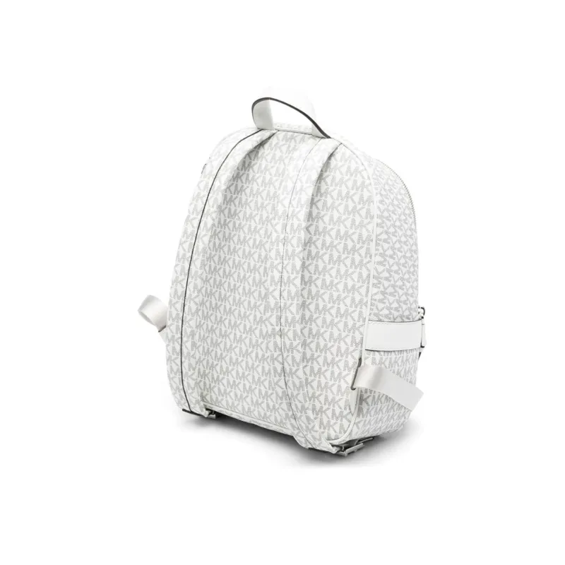 MICHAEL KORS Elliot Polyurethane Backpack Women's Gray/White-1