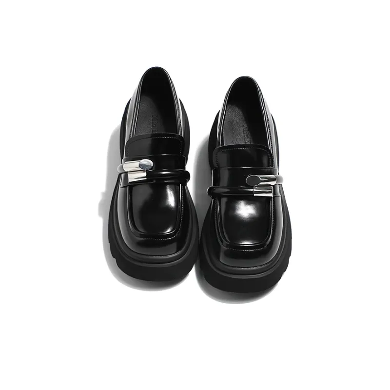 MIS. DANNY Loafers Women's Beige/Black-2