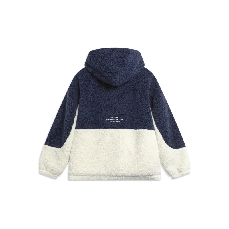 LiNing Sports Fashion Collection Puffer Jacket Unisex Dark Ship Blue-1