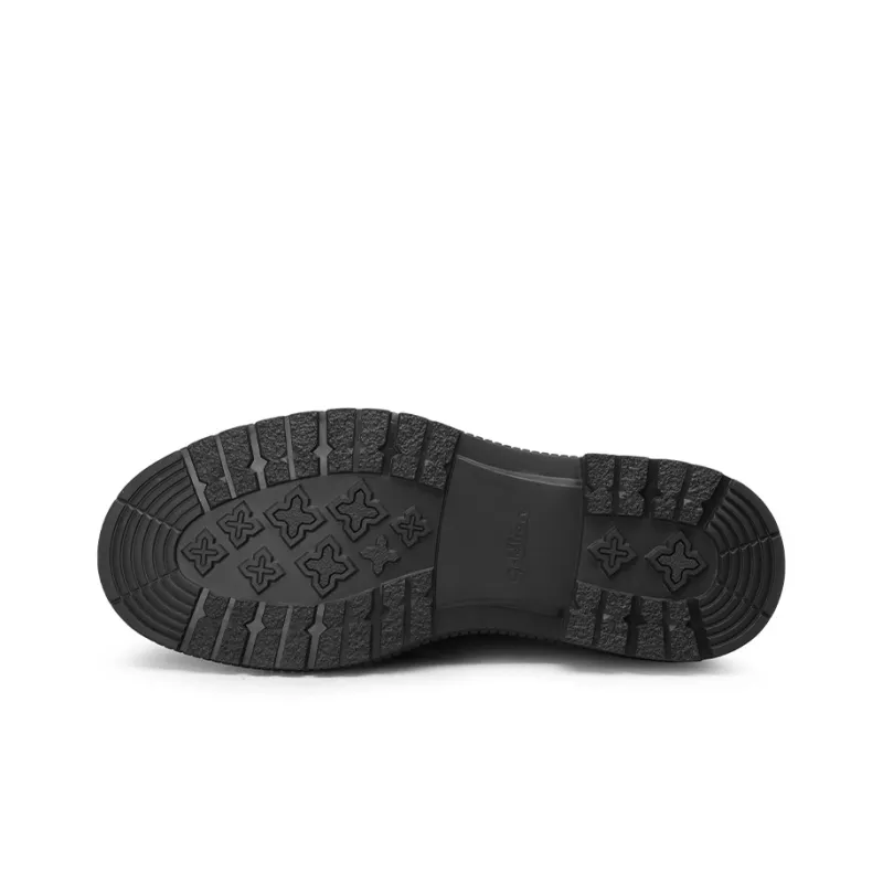 GOLDLION Dress Shoes Men Low Top Black/Brown-9