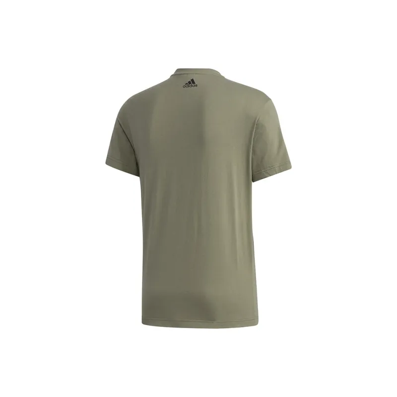 Adidas T Shirts Men Brown Green-1