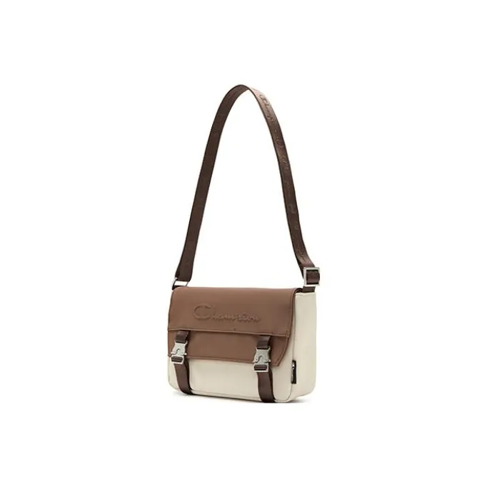 Champion Synthetic Leather Messenger Bag Crossbody Bag Shoulder Bag Women's Dark Brown-1