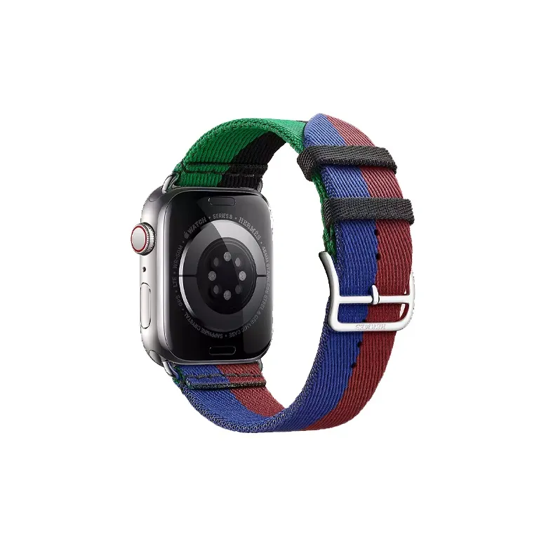 HERMES AppleWatch Nylon Watchband 45mm Unisex Multicolor H0009411 AA-1
