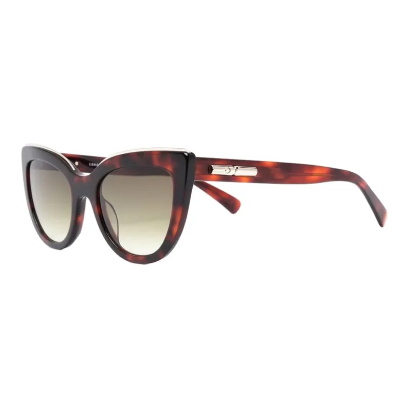 LONGCHAMP Tortoiseshell effect Cat eye Sunglasses-0