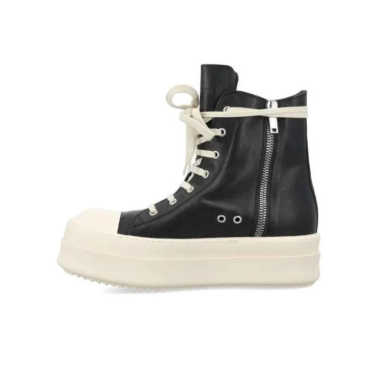 RICK OWENS Luxor Runway Mega Bumper Ramones Black Milk FW23-0