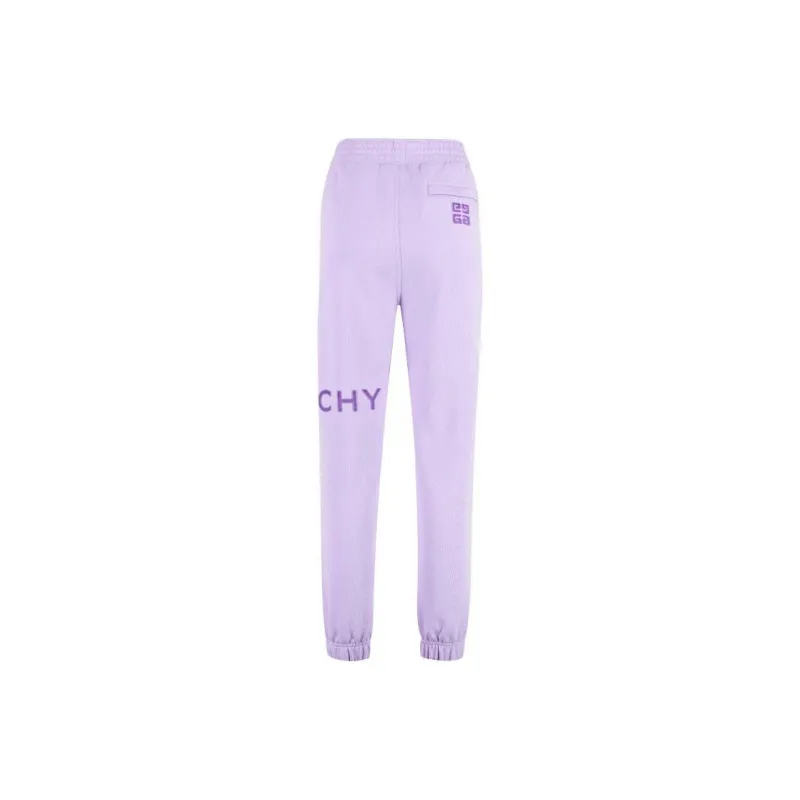Givenchy Knitted Sweatpants Women's Light Purple-1