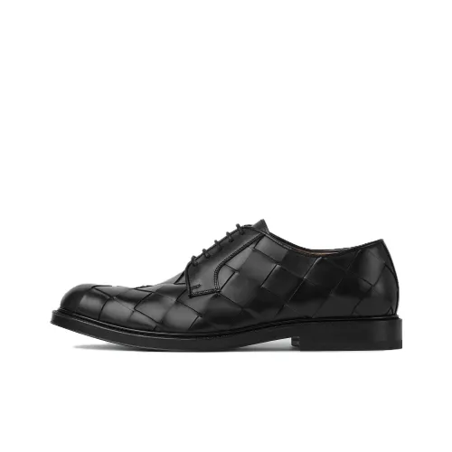 Bottega Veneta TIE Dress Shoes Men Low-Top Black