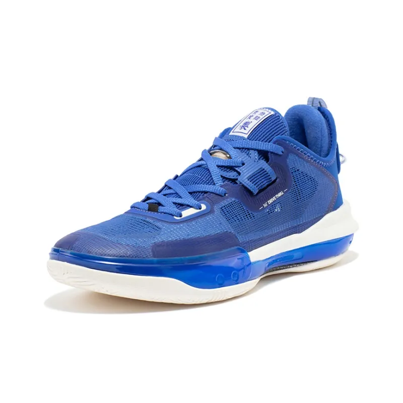 361° Ultra Star 1.0 Pro Basketball Shoes Men Low Top Shimmering Blue/Feather White-1
