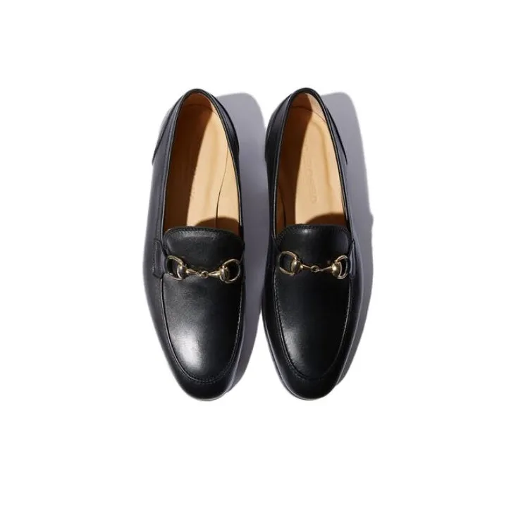 SCAROSSO Alessandra Almond Toe Loafers Women's-3