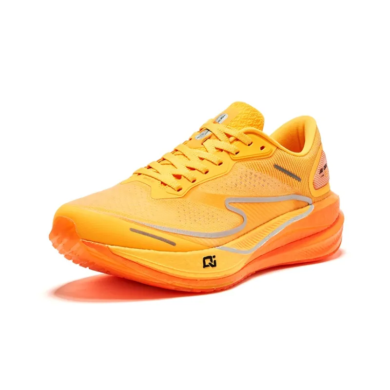 Erke Dust 2.0 Cushioning Rebound Low Top Racing Marathon Running Shoes Men's Orange-2