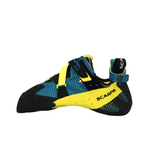 SCARPA Rock Climbing Shoes Men Low-Top Yellow