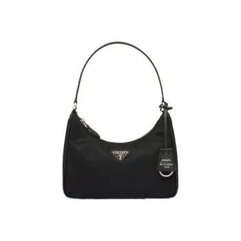 PRADA Re Edition 2005 Re Nylon And Saffiano Mini Shoulder Bag Black