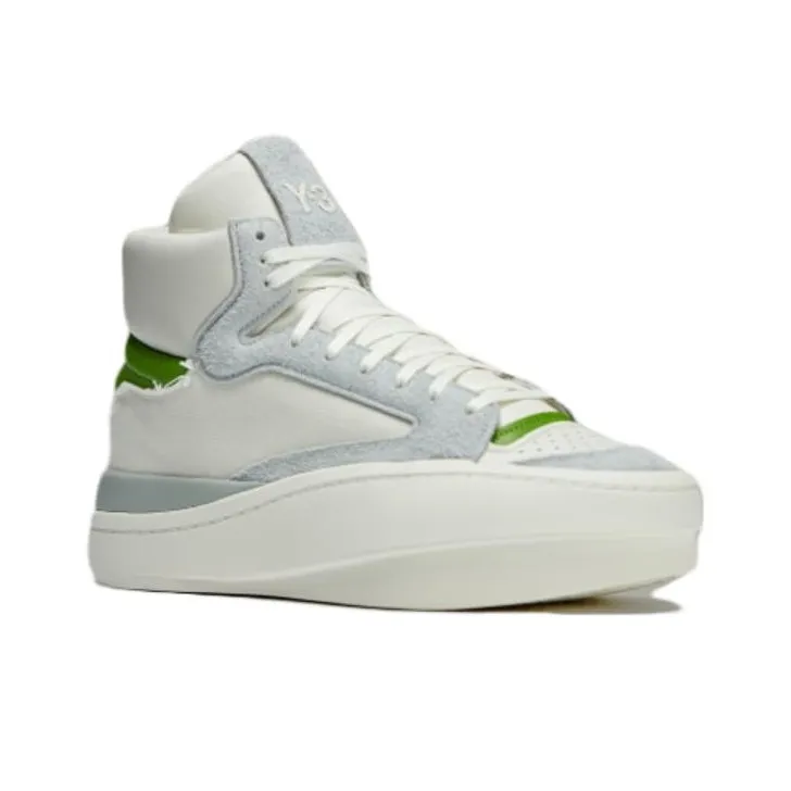 Adidas Y 3 Centennial Hi Off White Team Rave Green Wonder Silver-2