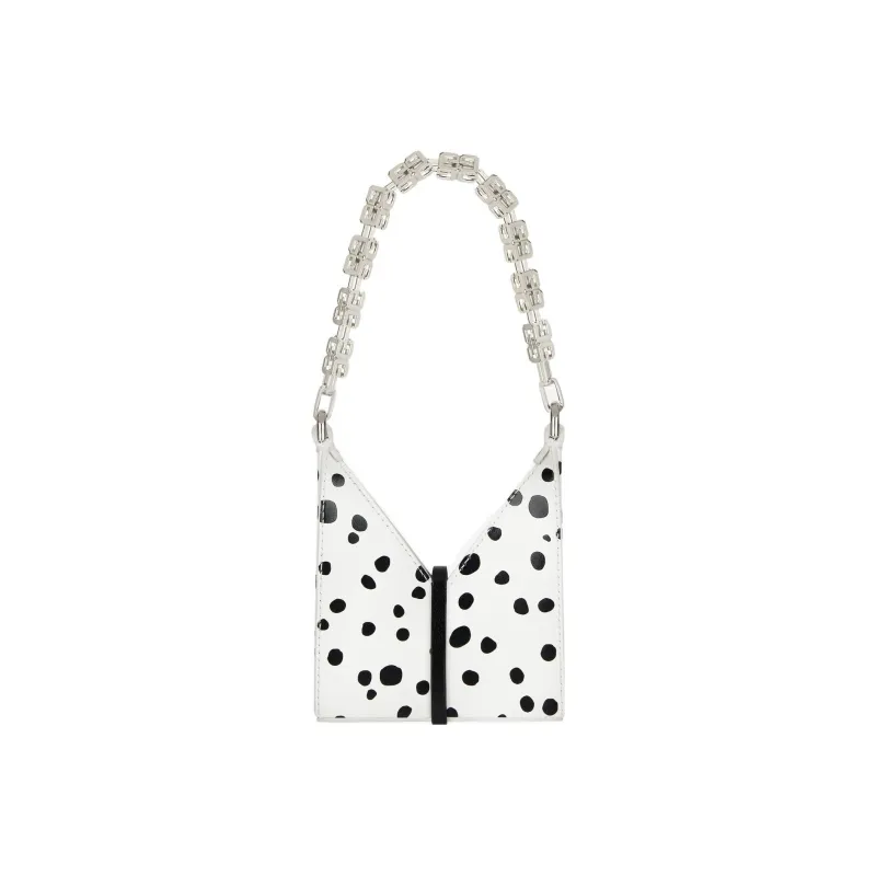 Givenchy Disney Collaboration Cut out Cow Leather Shoulder Bag, Handbag, Shoulder Bag Women's Black & White-3
