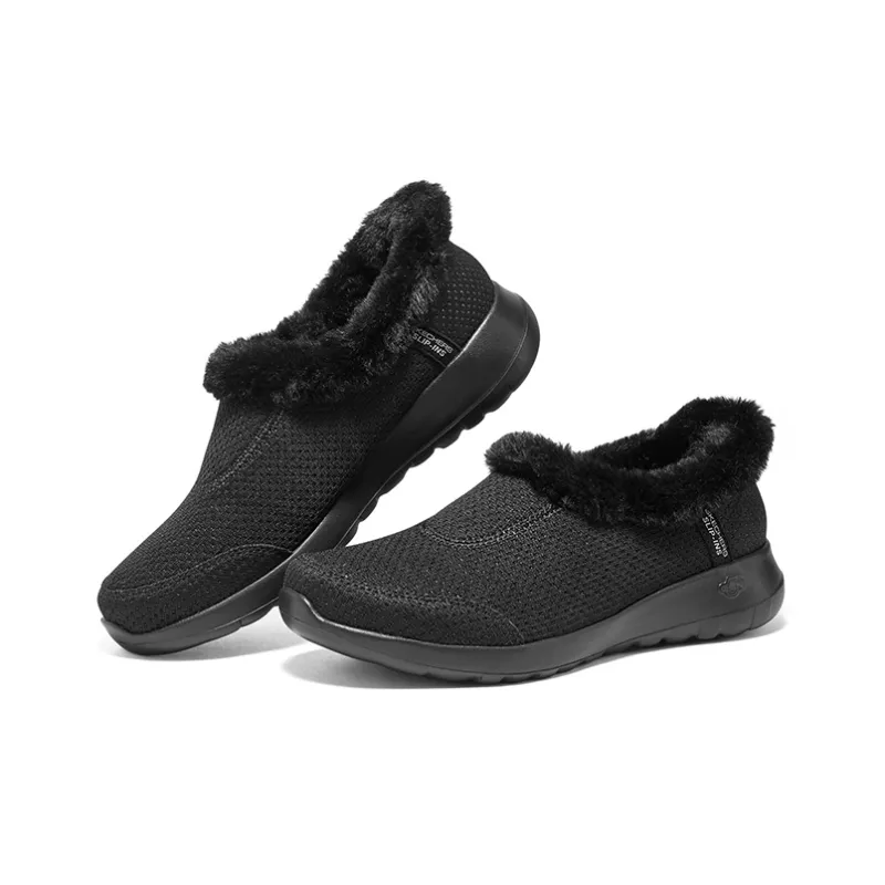 Skechers Slip Ins Anti Slip Wear Resistant Low Top Casual Shoes Women's All Black-3