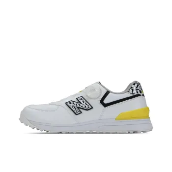 New Balance 574 Boa 2E Golf Shoes 'White Black Yellow' Women's