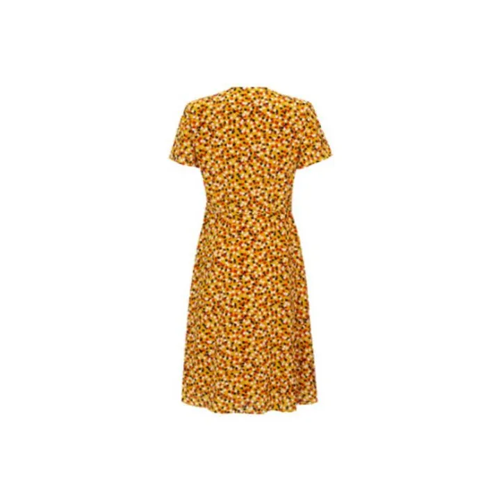 HAZZYS Short-Sleeved Dresses Women's Yellow-1