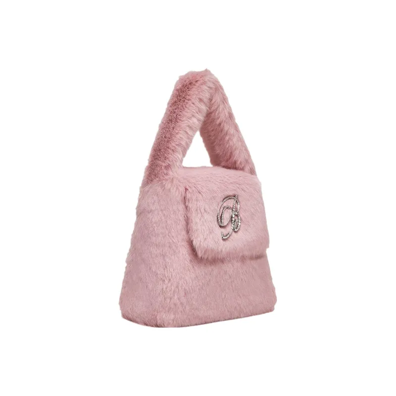 Blumarine Faux Fur Handbag Mini Women's Pink-1