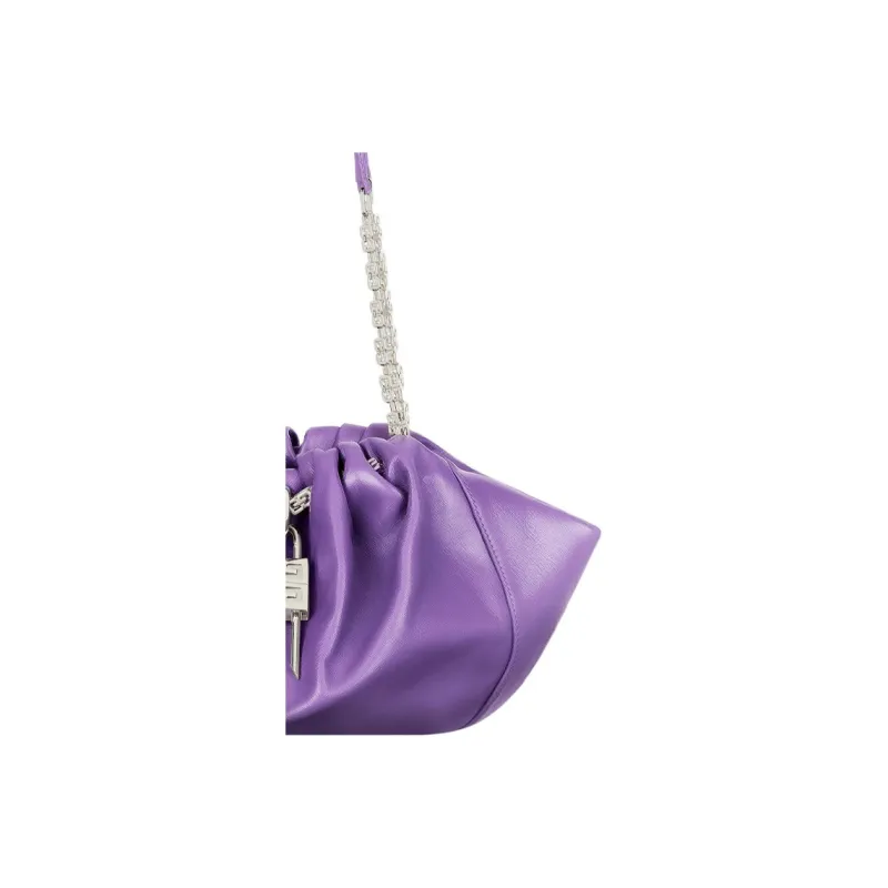 Givenchy Cow Leather Handbag Shoulder Bag Women's Electric Glow Purple-4