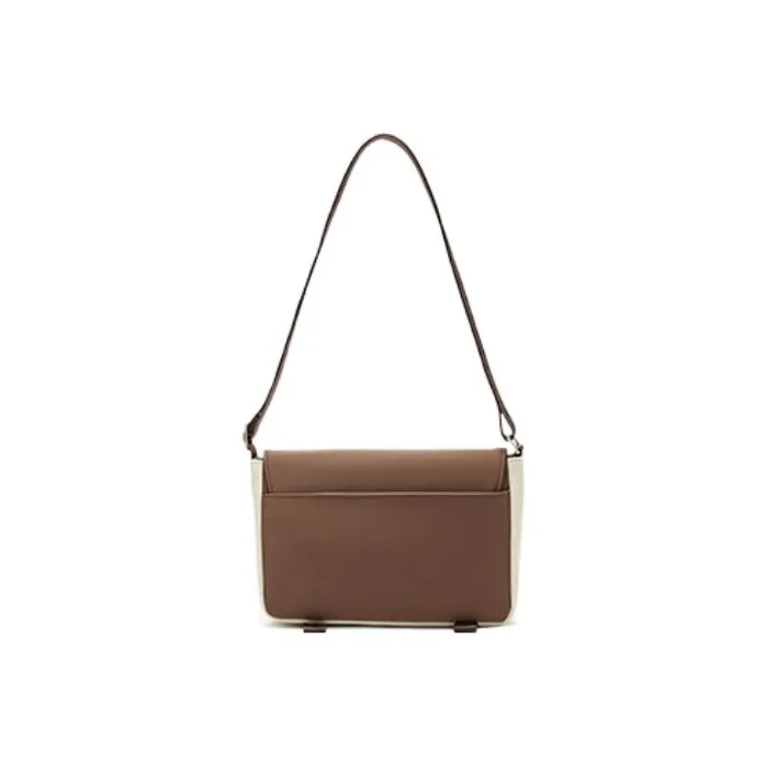 Champion Synthetic Leather Messenger Bag Crossbody Bag Shoulder Bag Women's Dark Brown-3