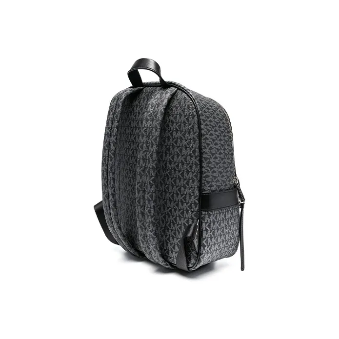 MICHAEL KORS Elliot Polyurethane Backpack Women's Black/Gray-1