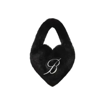 Blumarine Faux Fur Handbag Women's Black
