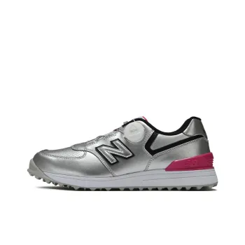 New Balance 574 Boa 2E Golf Shoes 'Silver Black Pink' Women's