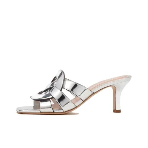 COACH Tillie Slide Slippers Women's Silver
