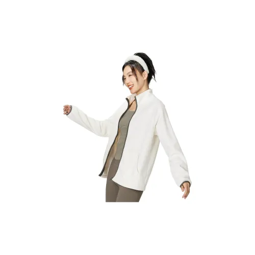 MOLY VIVI Velvet Jackets Women's Cloud White