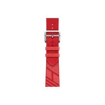 HERMES Apple Watch Nylon Watch Refurbishing 41mm Unisex Red H0006051 AI