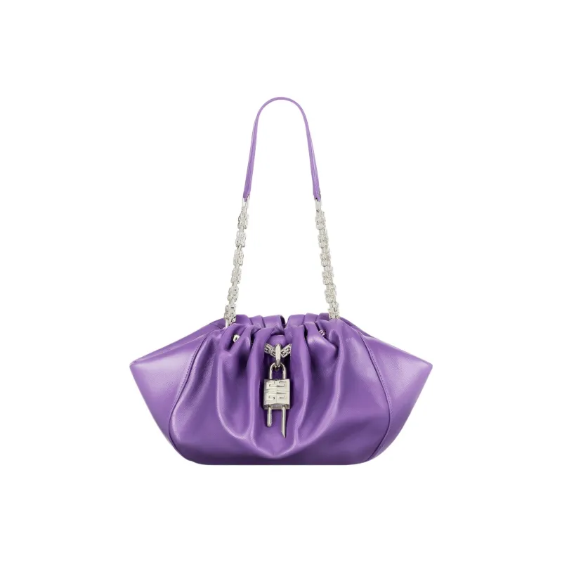 Givenchy Cow Leather Handbag Shoulder Bag Women's Electric Glow Purple-0