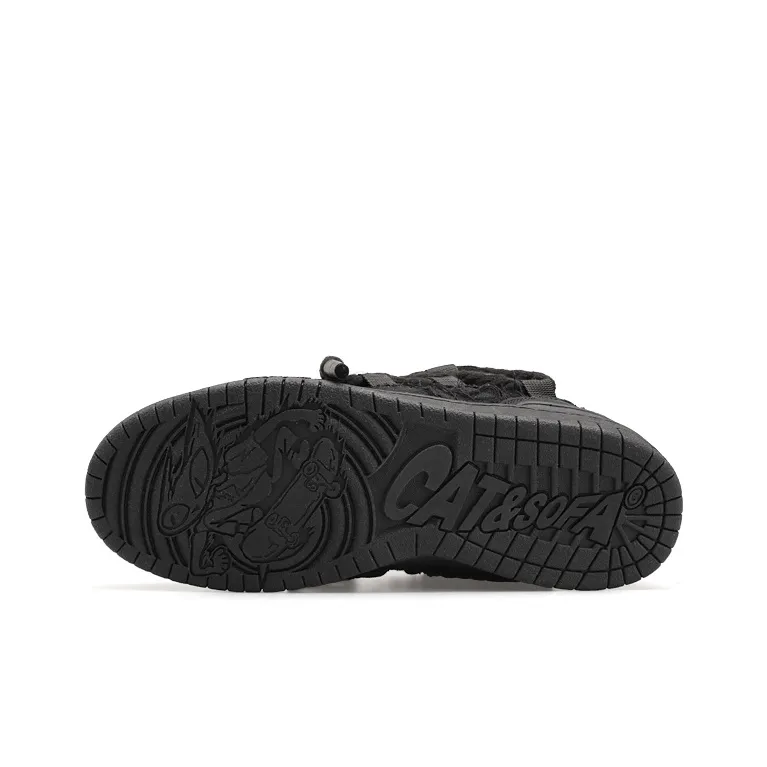 Cat&Sofa Dirty Braid Series Skateboarding Shoes Unisex Swag-4