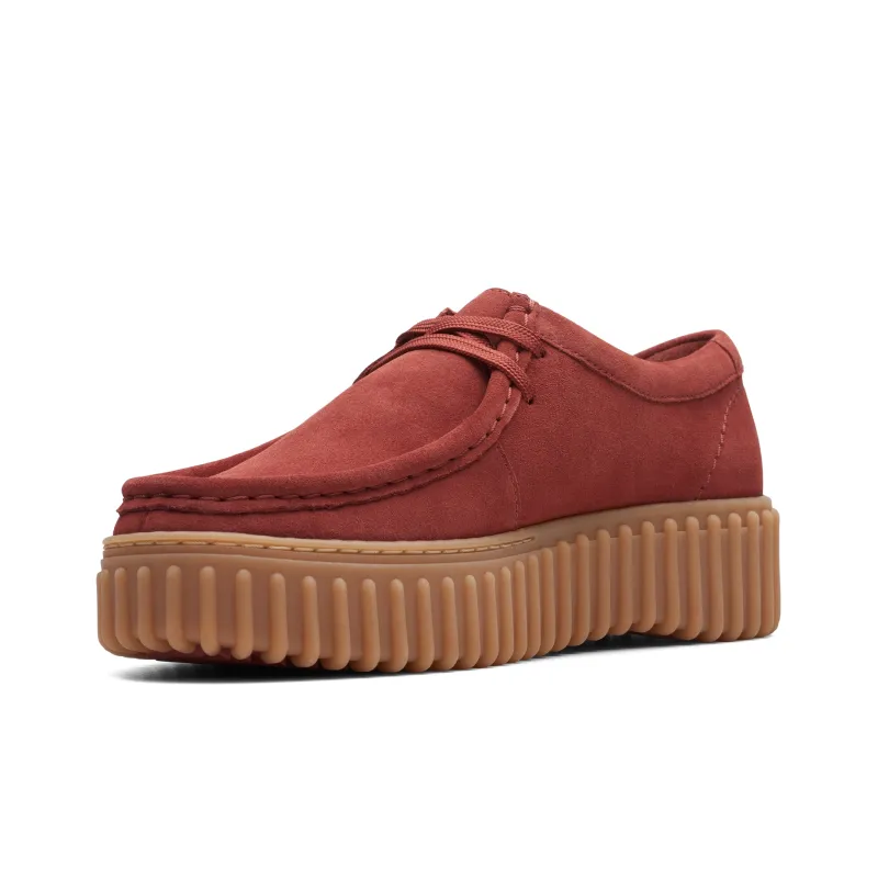 Clarks Street Collection Cushioning Low Top Casual Shoes Women's Deep Red-1