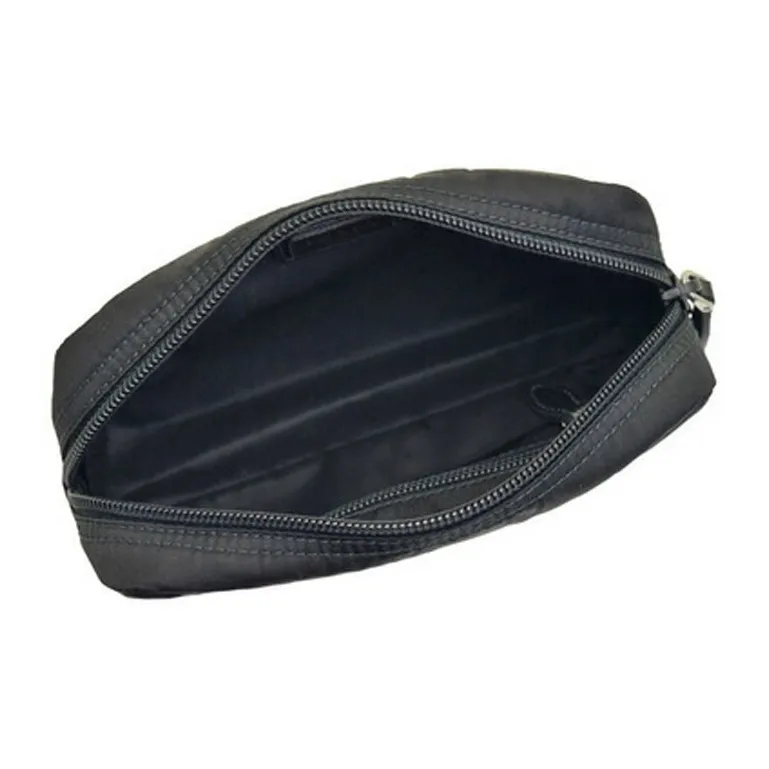 PRADA Nylon Makeup Bag Women's Black-2