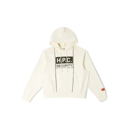 HERON PRESTON H.P.C Security Tape Cotton Hoodie