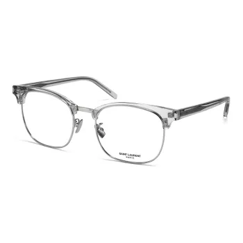 SAINT LAURENT Plate Frame Square Eyeglass Frames Unisex